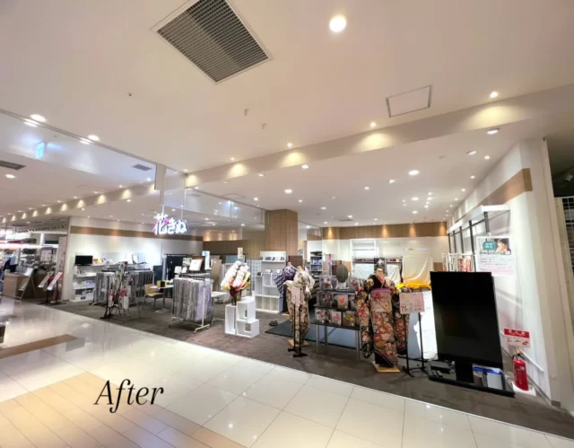 ↑店舗内装工事↑

イオンタウン長野三輪店内、花きぬ様店舗内工事ありがとうございました👷

大型店舗施設内のこのような工事もお気軽にご相談下さい👷🚧

リピーター様が多くBtoBに強い会社！

全国対応可能！遠方でもご相談下さい。

お客様のご要望にあわせて工事内容、予算、時期、対応させていただきます！

事務所、ビル、ホテル、旅館、住宅リフォームは当然の事、店舗、居酒屋、美容院どんなスタイルも設計施工対応可能です。

新築、リフォーム、リノベーション、店舗、倉庫、工場、ガレージ、ホテル、マンション、アパート、オフィス、コンテナ、牛舎、農業施設、社寺建築、解体、外構、バリアフリー介護、耐震診断など大きなことから網戸一枚の張り替えまで、どこに相談していいかわからないような特殊な仕事や、ジャンルを問わず建築工事全般、エリア問わず設計監理のみや工事のみなどでも、お客様のスタイルに合わせて提案させていただきます。

鉄骨、木造、コンクリート造等全て可能です。

ご相談はお気軽にDMください。
スピーディーに対応させていただきます。

株式会社　LIMITLESS 
◆本社　静岡県静岡市駿河区大和1丁目2-26
　　　　リエス大和1B

◆支社　東京都江東区有明3-7-26
　　　  有明フロンティアビルB棟9F

◆支社　愛知県名古屋市中区栄3-2-3
　　　  名古屋日興證券ビル4F

◆支社　大阪府大阪市西江戸堀2-1-1
　　　　江戸堀センタービル9F

◆一般建設業(般-29)第39119号

◆二級建築士事務所(1)第8382号

#株式会社リミットレス
#株式会社limitless
#夜間工事
#店舗
#イオンタウン長野三輪